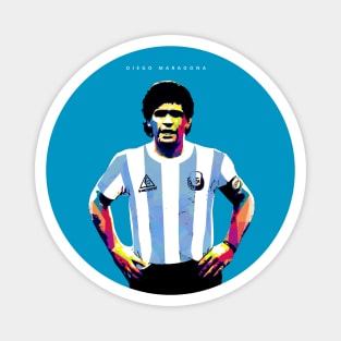 Diego Maradona Pop Art Magnet